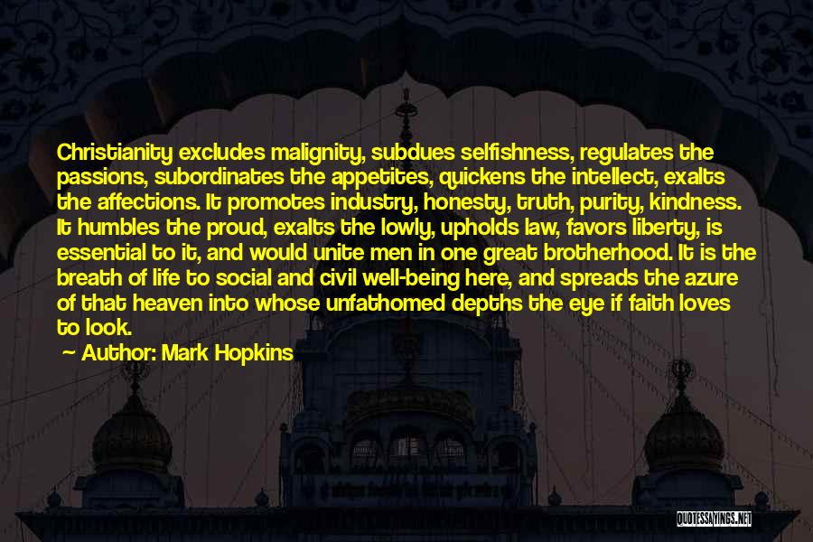 Malignity Quotes By Mark Hopkins