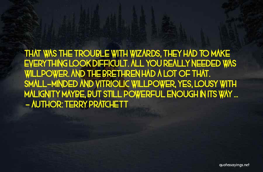 Malignity Quotes By Terry Pratchett