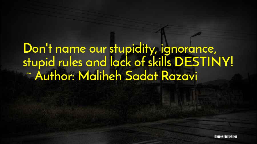 Maliheh Sadat Razavi Quotes 1526647
