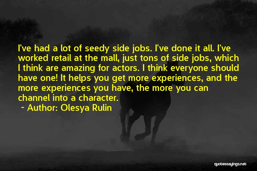 Mall Cop Quotes By Olesya Rulin