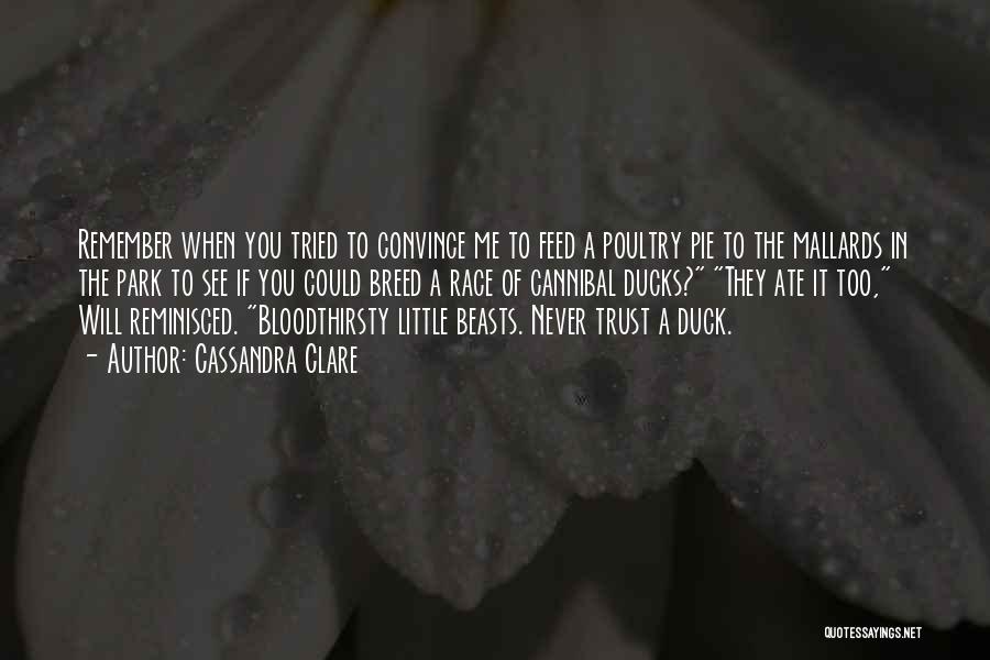 Mallards Quotes By Cassandra Clare