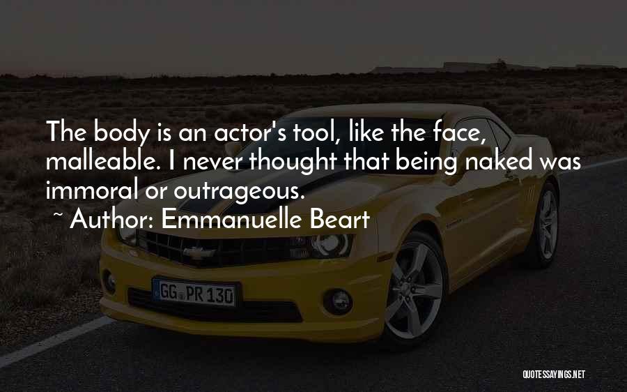 Malleable Quotes By Emmanuelle Beart