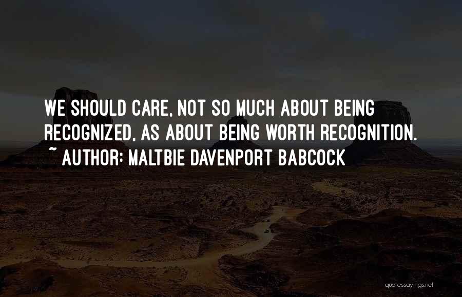 Maltbie Davenport Babcock Quotes 1483061