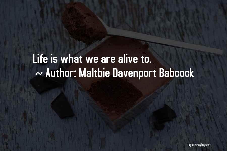 Maltbie Davenport Babcock Quotes 309175