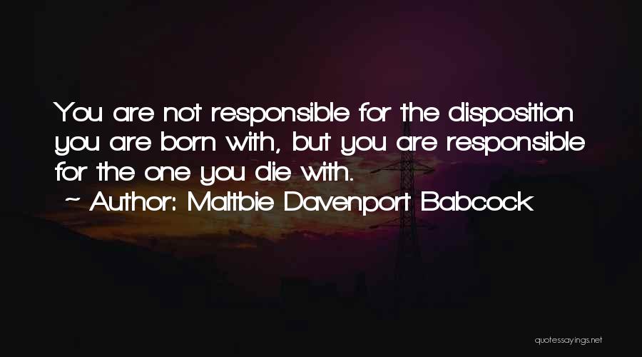 Maltbie Davenport Babcock Quotes 804001