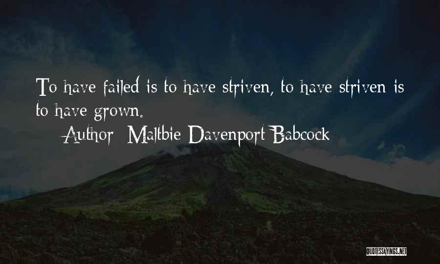 Maltbie Davenport Babcock Quotes 805695