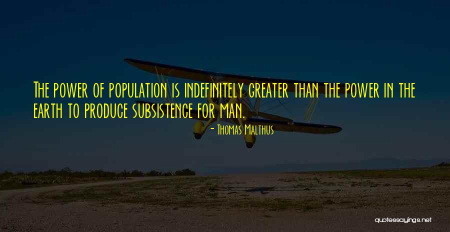 Malthus Population Quotes By Thomas Malthus