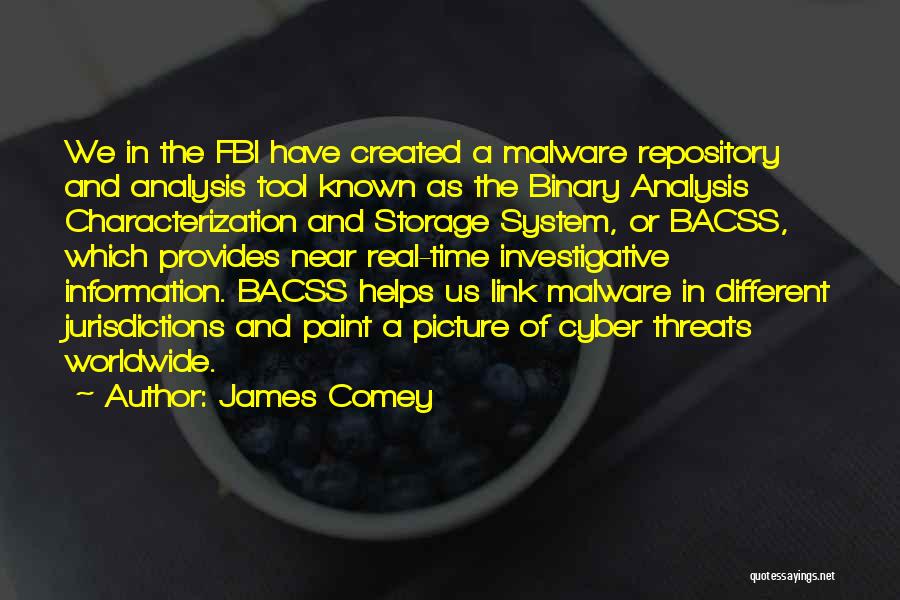 Malware Quotes By James Comey