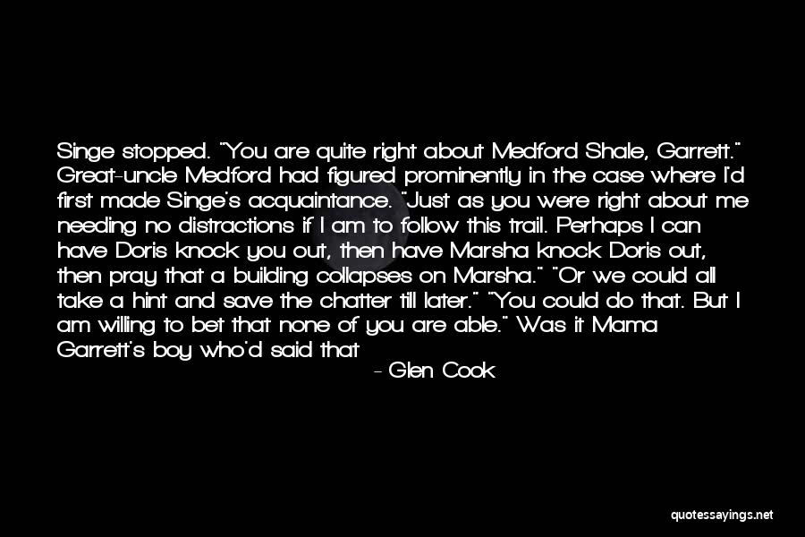 Mama's Boy Quotes By Glen Cook Mama's Boy Quotes By Glen Cook