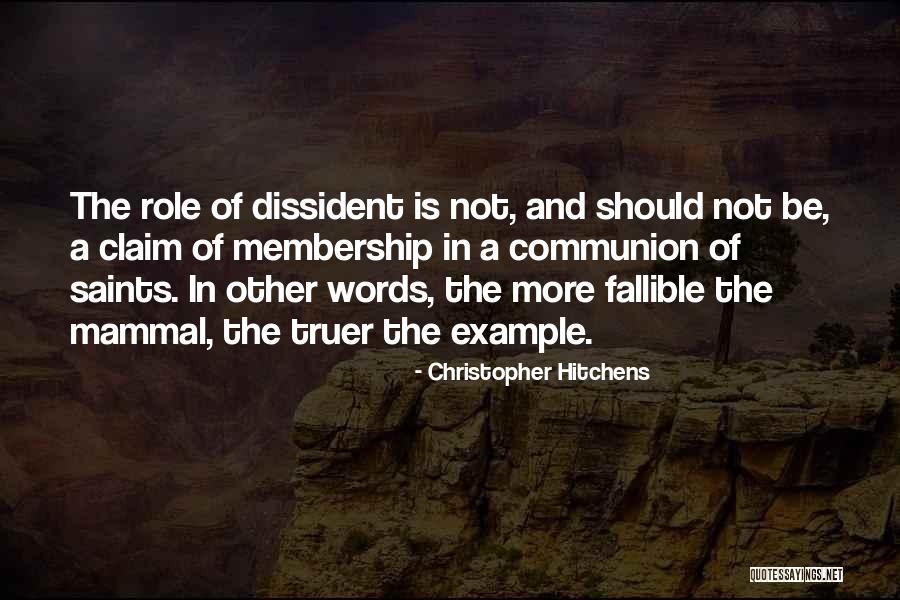 Mammal Quotes By Christopher Hitchens