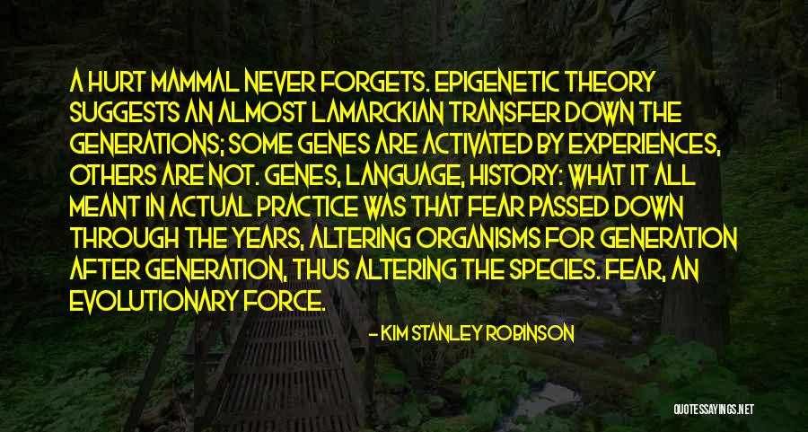 Mammal Quotes By Kim Stanley Robinson