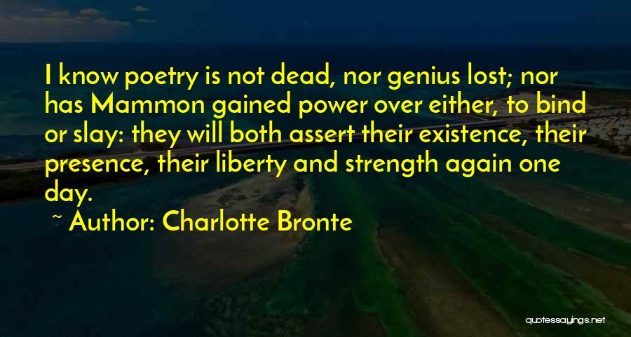 Mammon Quotes By Charlotte Bronte