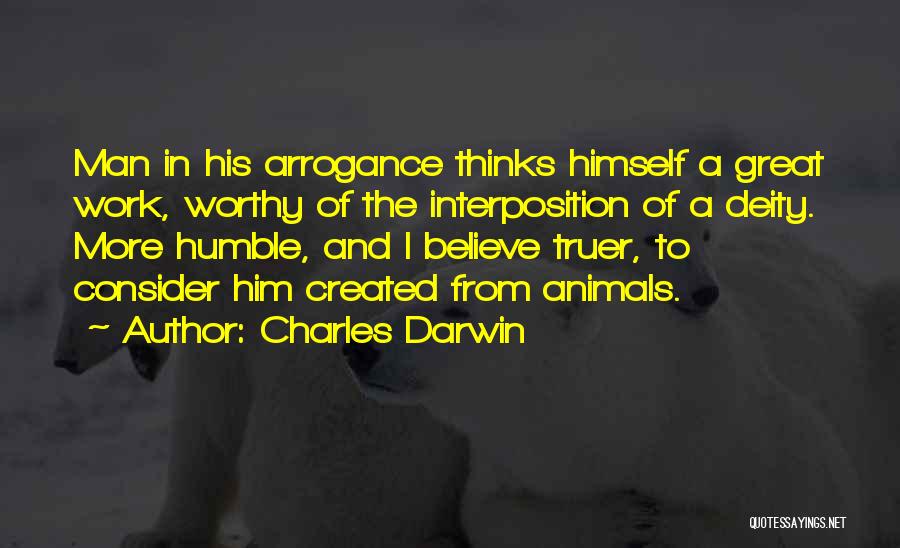 Man And Animals Quotes By Charles Darwin