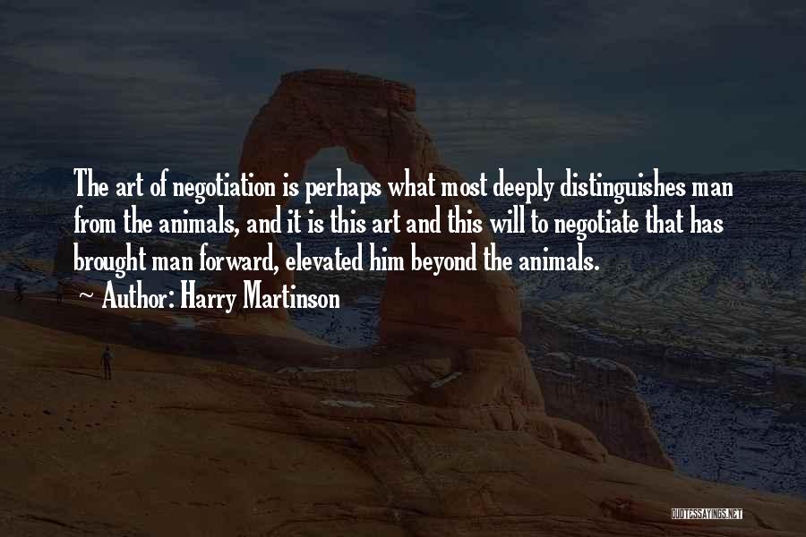 Man And Animals Quotes By Harry Martinson