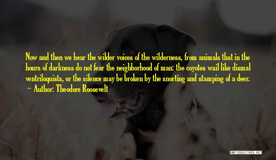 Man And Animals Quotes By Theodore Roosevelt