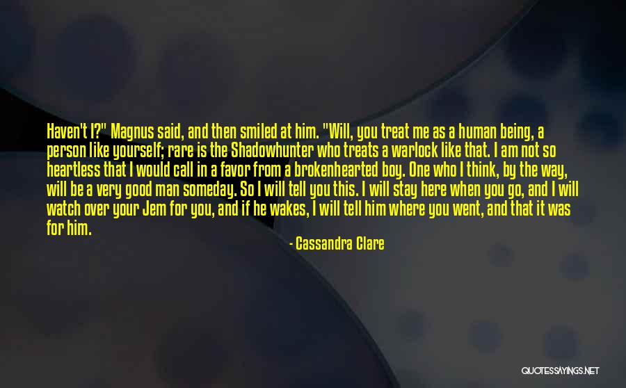 Man And Boy Book Quotes By Cassandra Clare