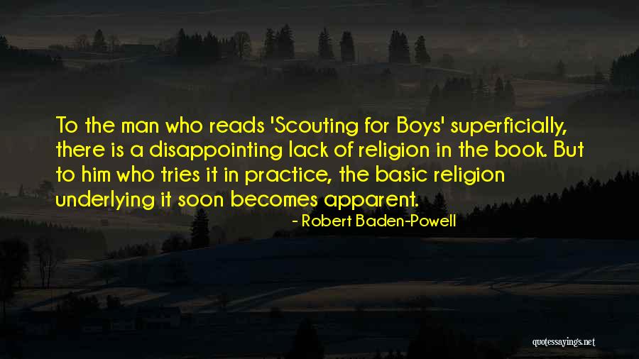 Man And Boy Book Quotes By Robert Baden-Powell