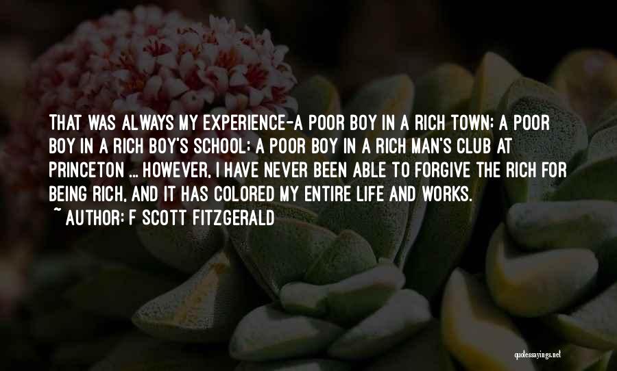 Man And Boy Quotes By F Scott Fitzgerald