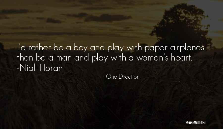 Man And Boy Quotes By One Direction