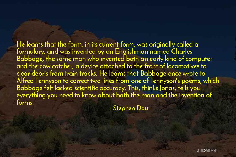 Man And Computer Quotes By Stephen Dau Man And Computer Quotes By Stephen Dau