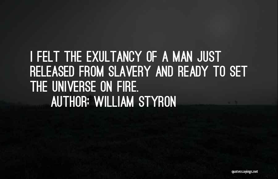 Man And Fire Quotes By William Styron