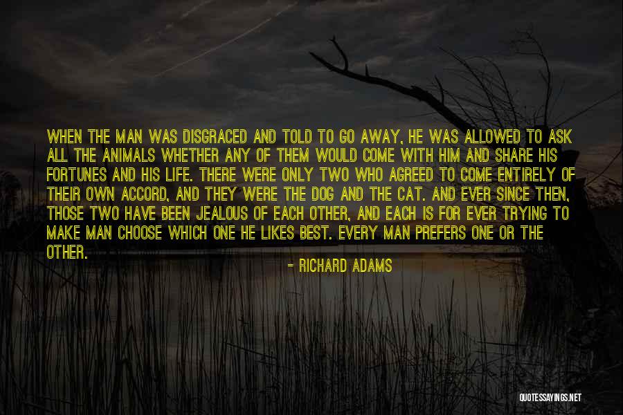Man And His Cat Quotes By Richard Adams Man And His Cat Quotes By Richard Adams