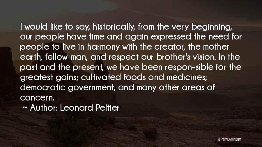 Man And Respect Quotes By Leonard Peltier