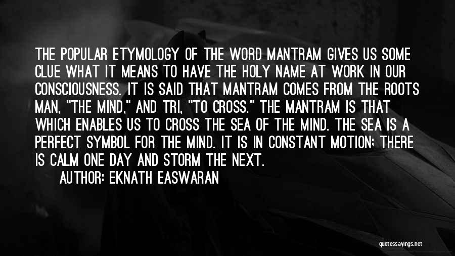 Man And Sea Quotes By Eknath Easwaran