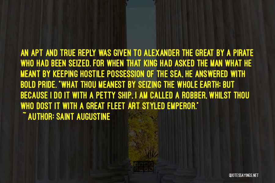 Man And Sea Quotes By Saint Augustine