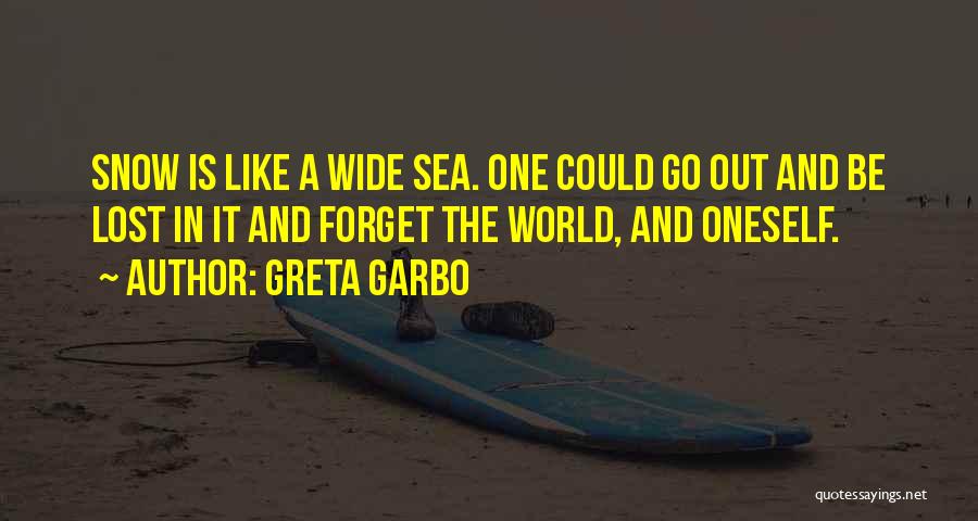Man And The Sea Quotes By Greta Garbo