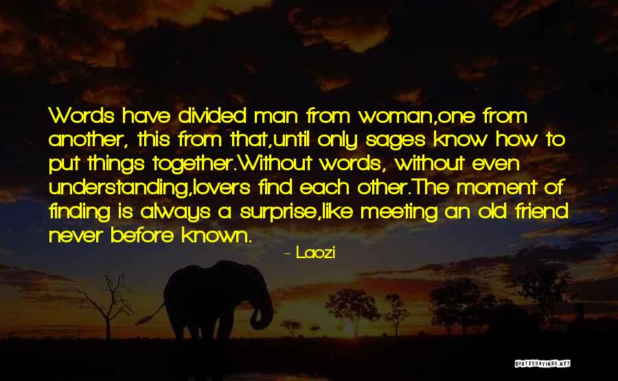 Man And Woman Best Friends Quotes By Laozi