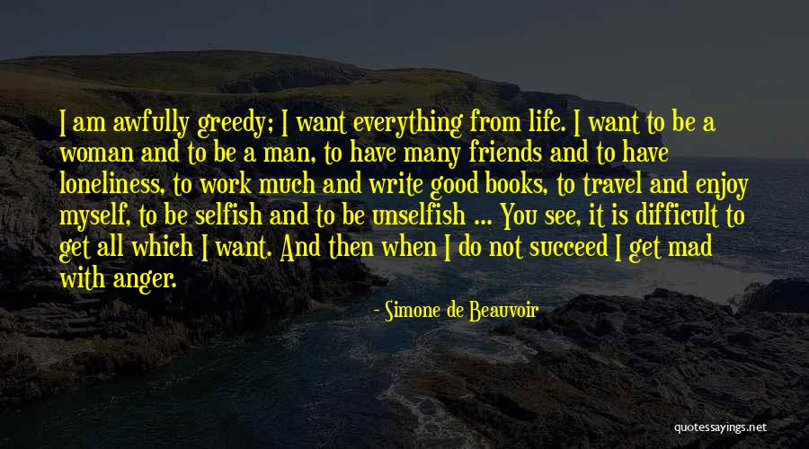 Man And Woman Best Friends Quotes By Simone De Beauvoir