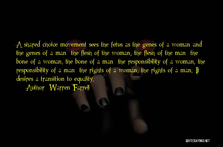 Man And Woman Equality Quotes By Warren Farrell