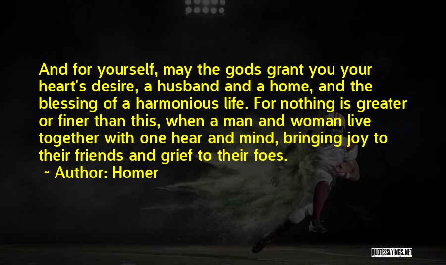 Man And Woman Friends Quotes By Homer