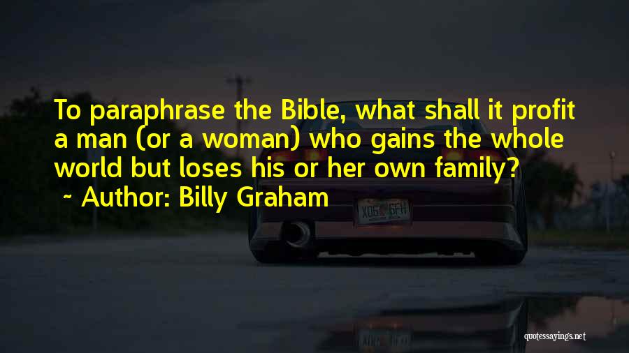 Man And Woman From The Bible Quotes By Billy Graham