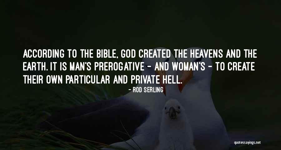 Man And Woman In The Bible Quotes By Rod Serling