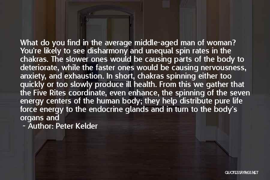 Man And Woman Life Quotes By Peter Kelder