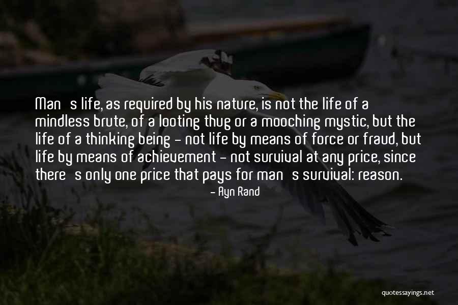 Man Being Evil Quotes By Ayn Rand