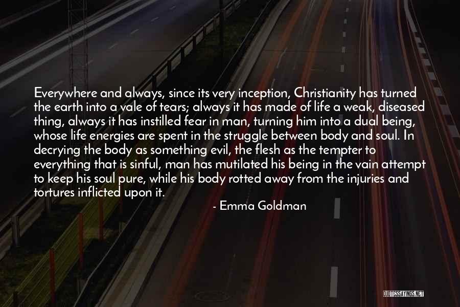 Man Being Evil Quotes By Emma Goldman