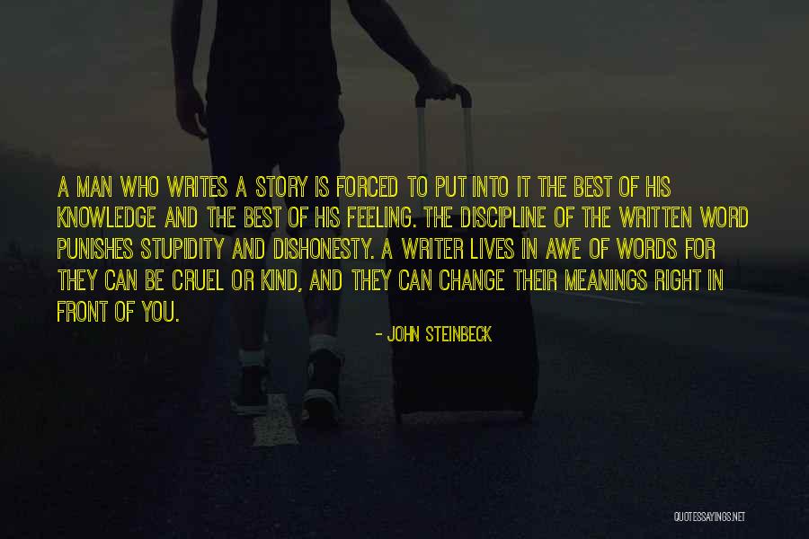 Man Can Change Quotes By John Steinbeck