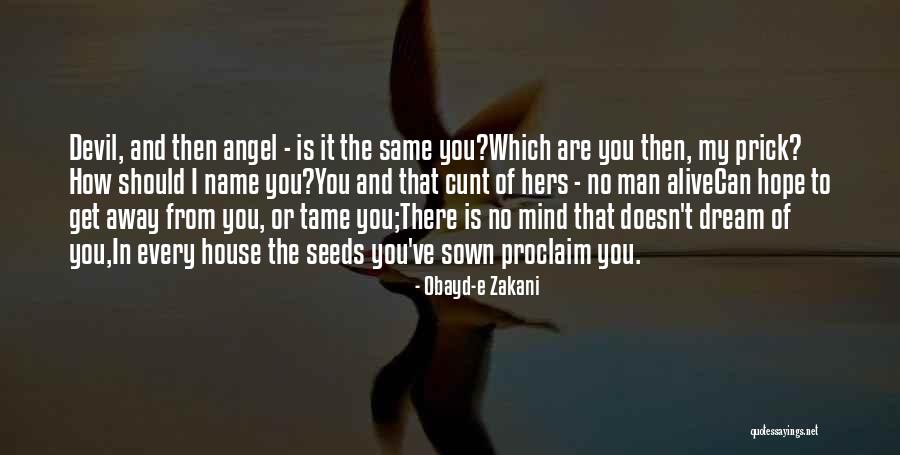 Man Can Dream Quotes By Obayd-e Zakani Man Can Dream Quotes By Obayd-e Zakani
