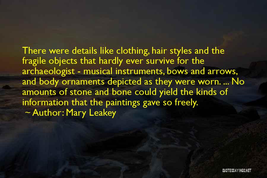 Man Cave Quotes By Mary Leakey