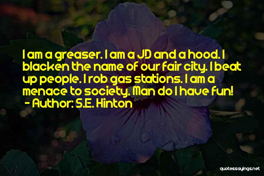 Man City Quotes By S.E. Hinton