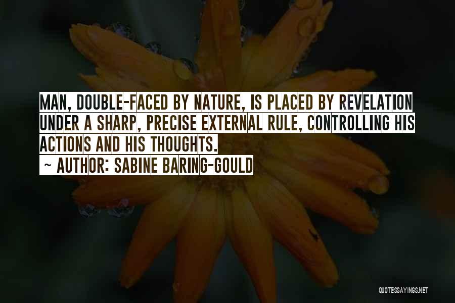 Man Controlling Nature Quotes By Sabine Baring-Gould