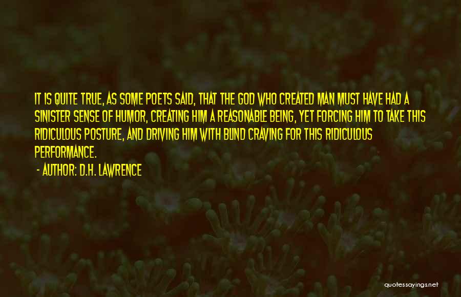 Man Creating God Quotes By D.H. Lawrence