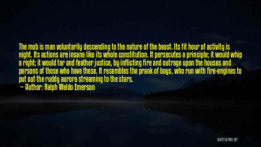 Man Descending Quotes By Ralph Waldo Emerson