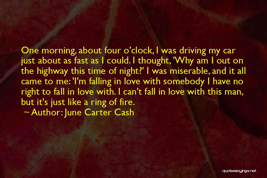 Man Falling In Love Quotes By June Carter Cash