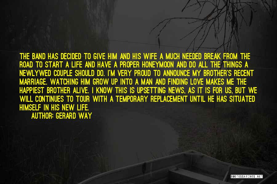 Man Finding Himself Quotes By Gerard Way