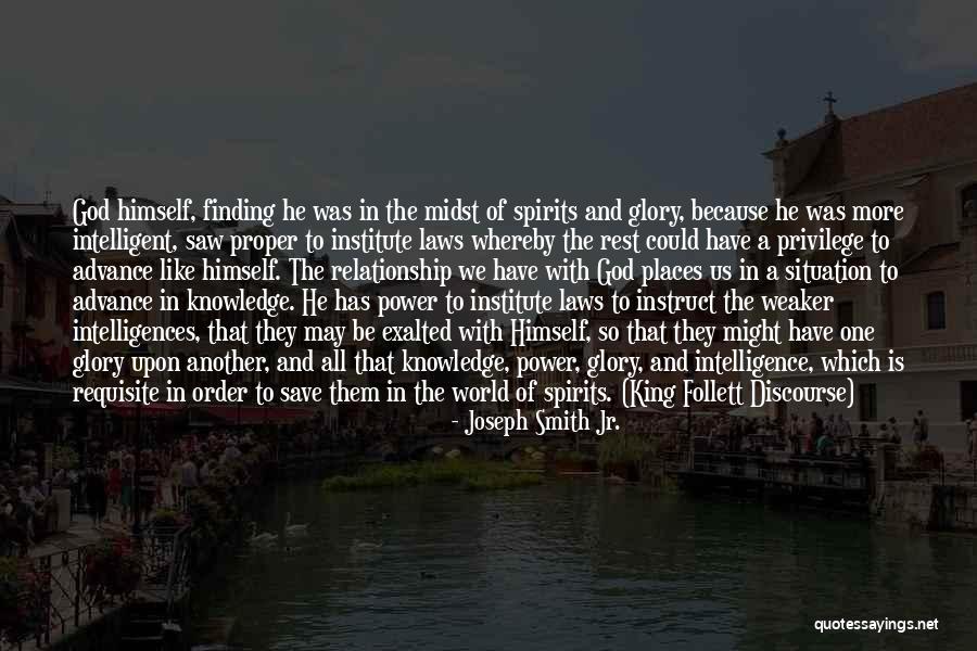 Man Finding Himself Quotes By Joseph Smith Jr. Man Finding Himself Quotes By Joseph Smith Jr.
