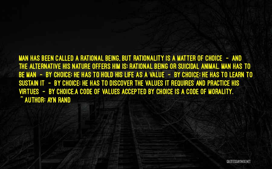 Man Good Nature Quotes By Ayn Rand